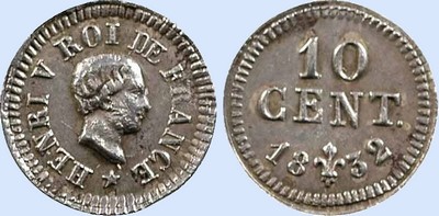 10 Centimes HENRI V